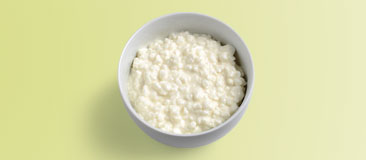 Two cups cottage cheese