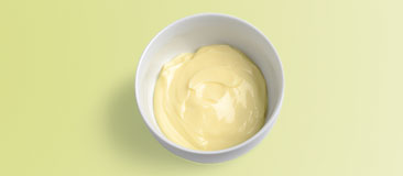 Cup pudding made with milk